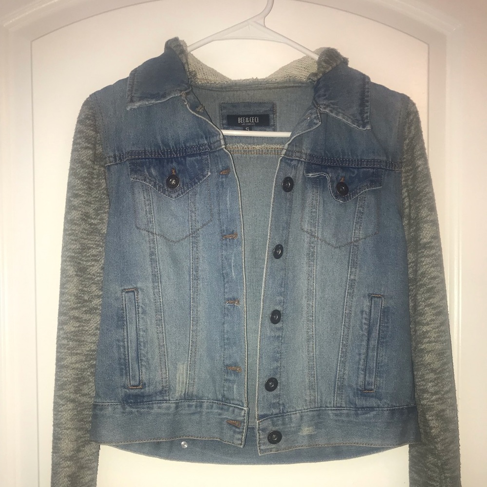 Bee&Ceci Demi Jean Jacket / Gray Sweater